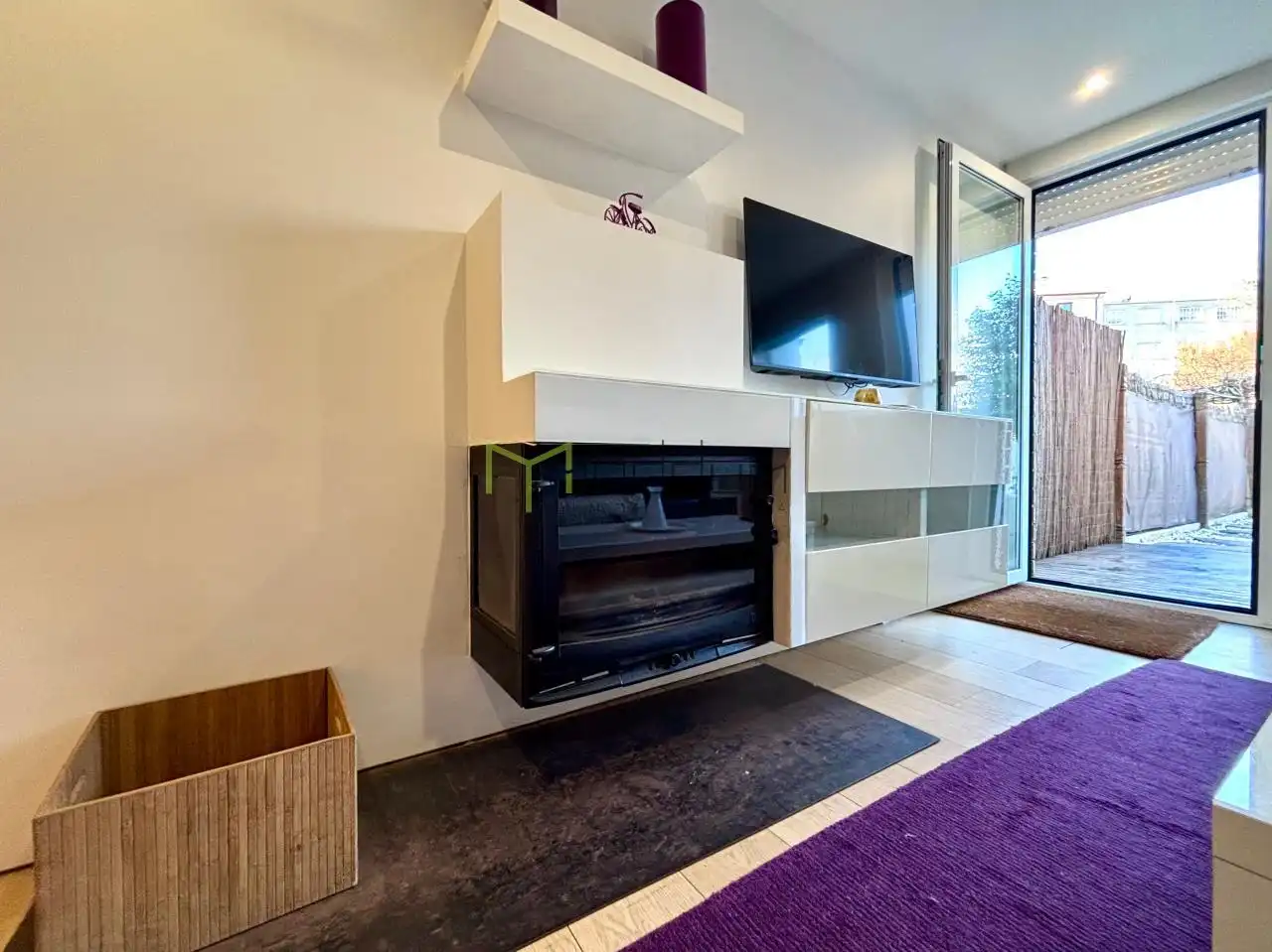 Sala de estar de Casa o chalet en venta en Santiago de Compostela  con Calefacción, Jardín privado y Amueblado