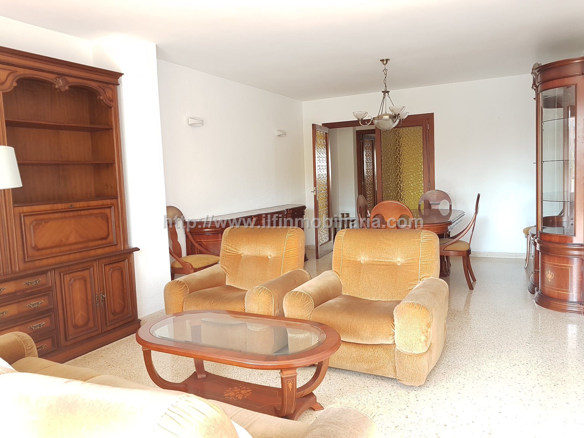 Living room of Flat to rent in  Palma de Mallorca  with Air Conditioner, Furnished and TV