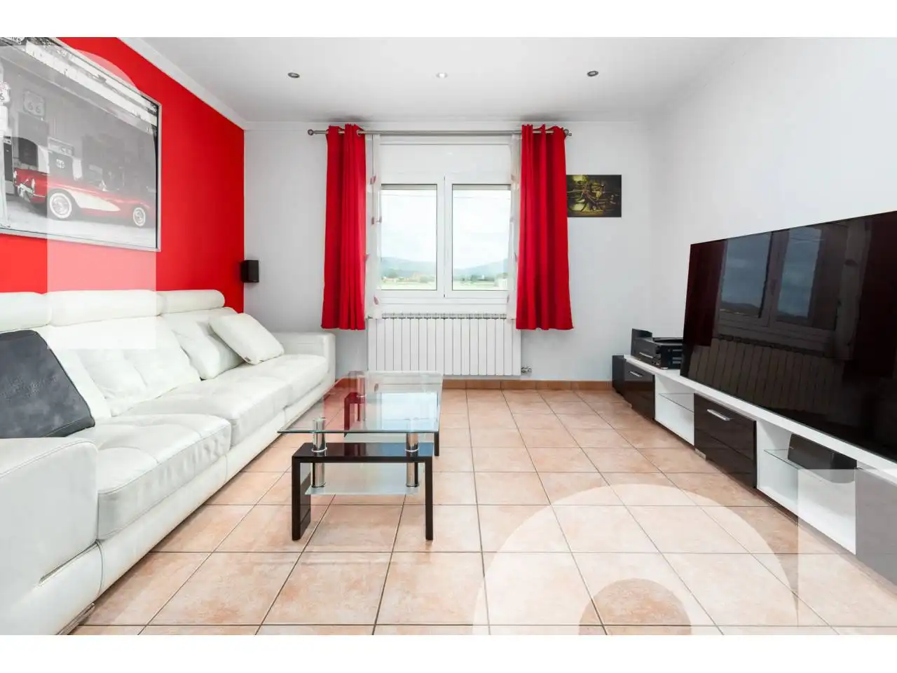 Living room of Country homes for sale in Les Franqueses del Vallès  with Air Conditioner, Heating and Private garden