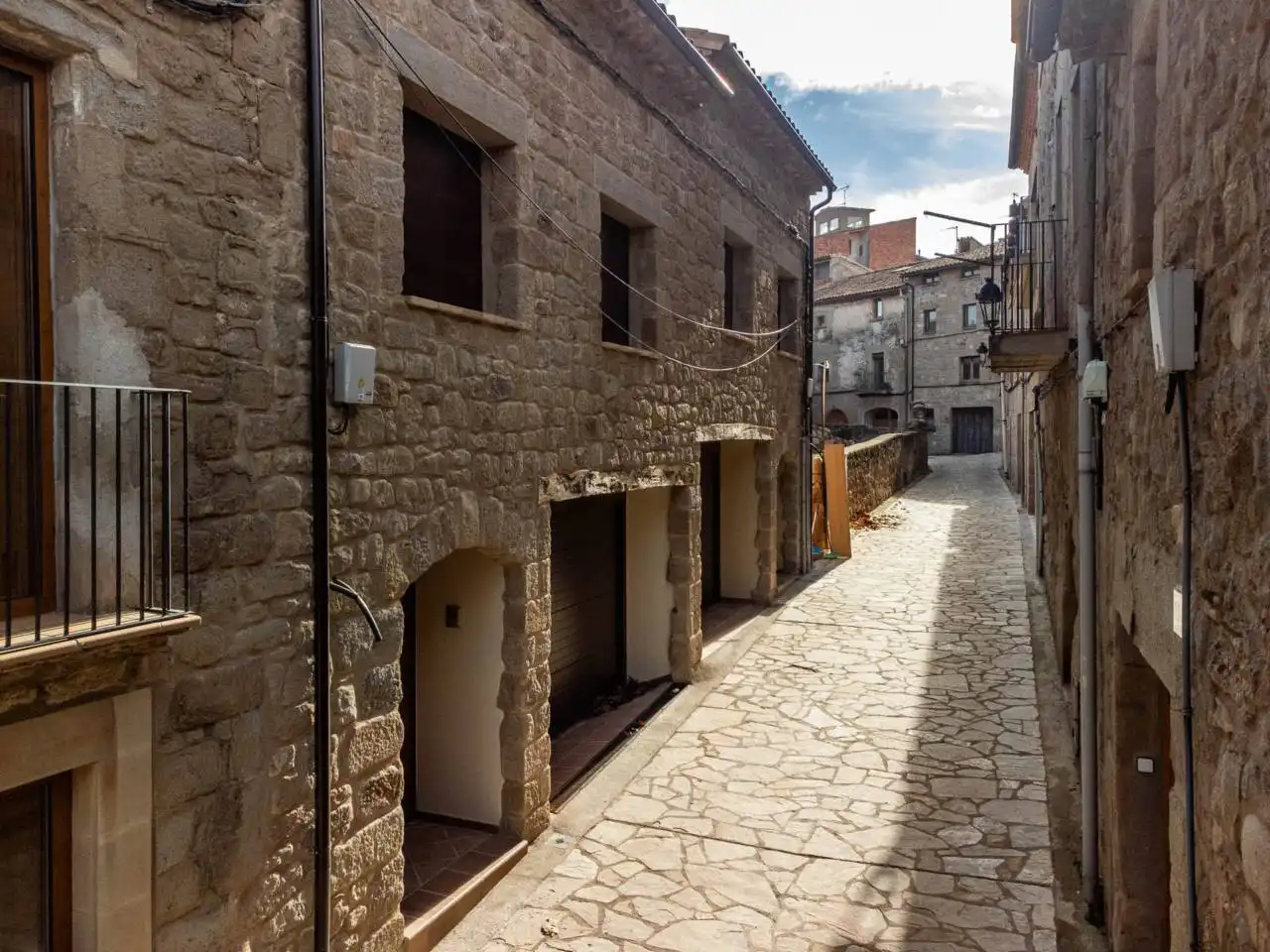 Exterior view of Houses for sale in Casserres  with Air Conditioner, Heating and Terrace