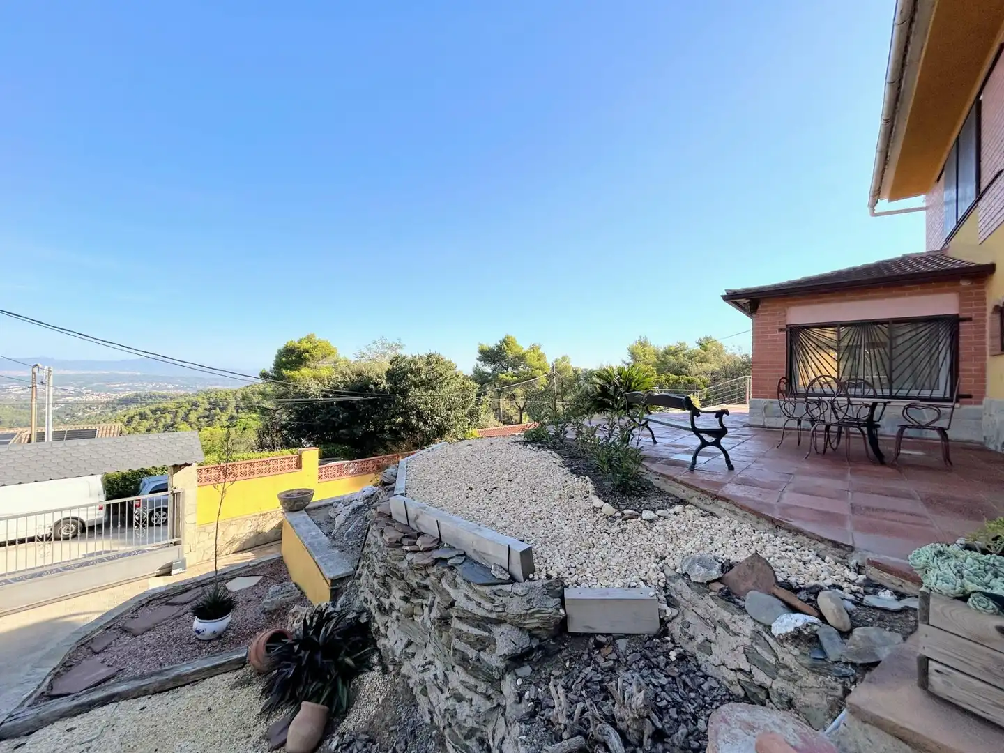 Terrace of Flat for rent in Sant Cugat del Vallès  with Private garden, Parquet flooring and Terrace