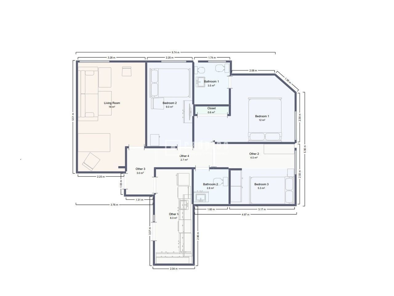 Pis en venda en Pinto amb Calefacció i Alarma