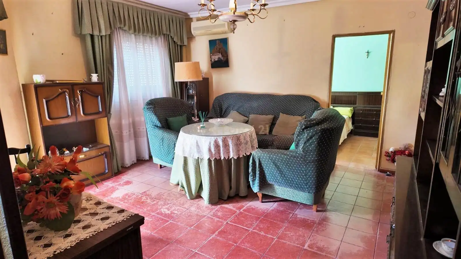 Sala de estar de Piso en venta en Cáceres