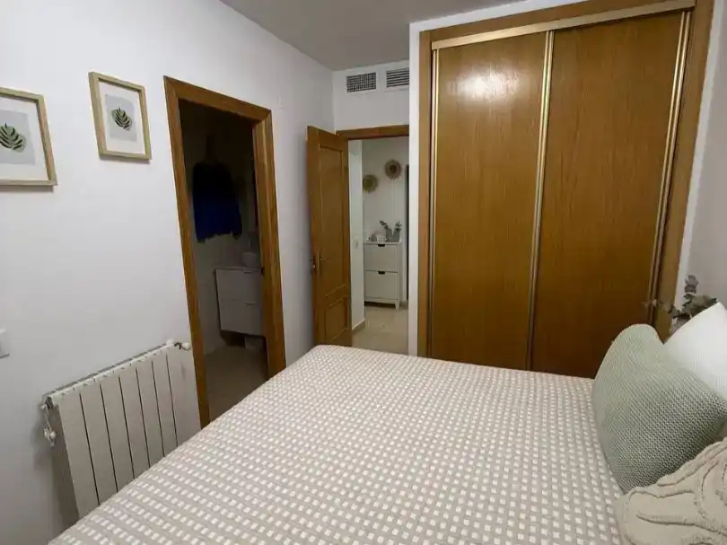 Bedroom of Flat for rent in Calpe / Calp  with Air Conditioner and Balcony