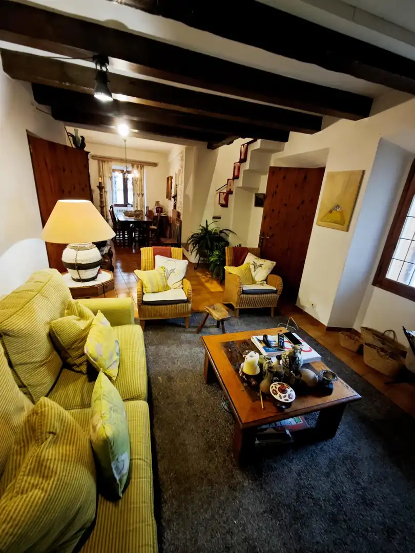 Sala d'estar de Finca rústica en venda en Sa Pobla amb Aire condicionat