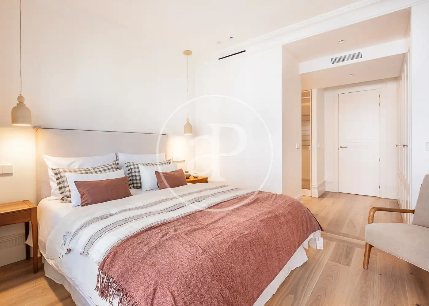 Schlafzimmer von Wohnung zum Verkauf in Madrid mit Klimaanlage, Heizung und Terrasse