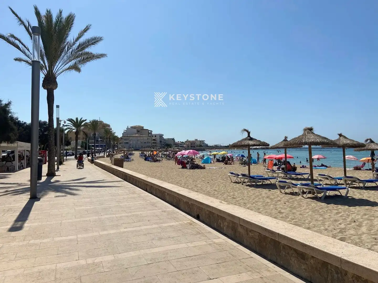 Außenansicht von Dachboden zur Miete in  Palma de Mallorca mit Klimaanlage, Terrasse und Möbliert