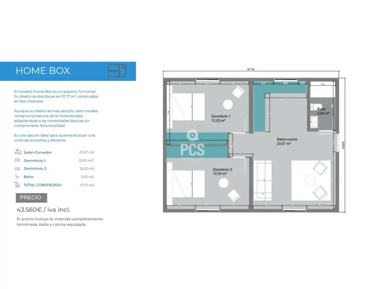 Casa a schiera in vendita a Calle Modelo Smart Box Home Box S/N, imagen 9