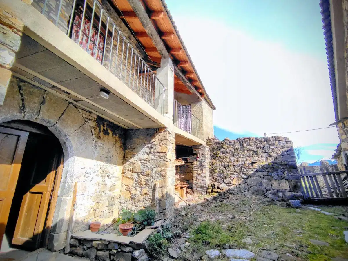 Exterior view of Houses for sale in Puértolas  with Private garden and Terrace