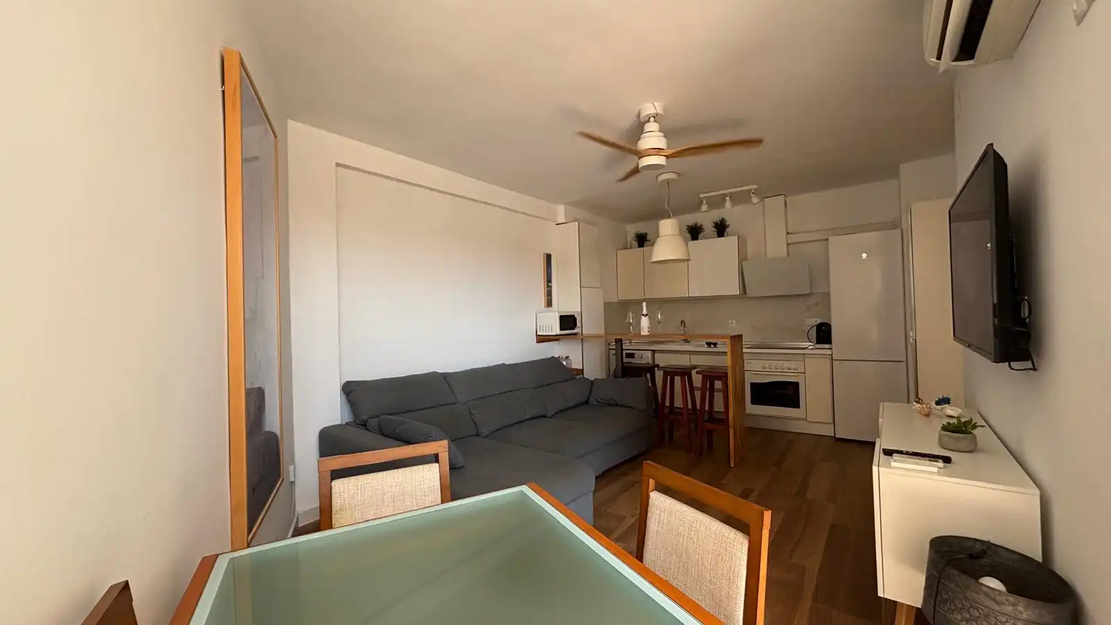 Wohnzimmer von Wohnungen zum Verkauf in Cartagena mit Klimaanlage, Heizung und Terrasse