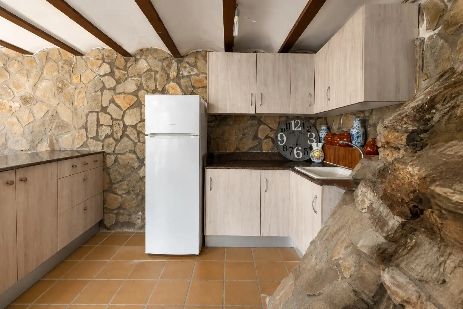 Cuina de Casa o xalet en venda en Alberic amb Jardí privat, Terrassa i Traster