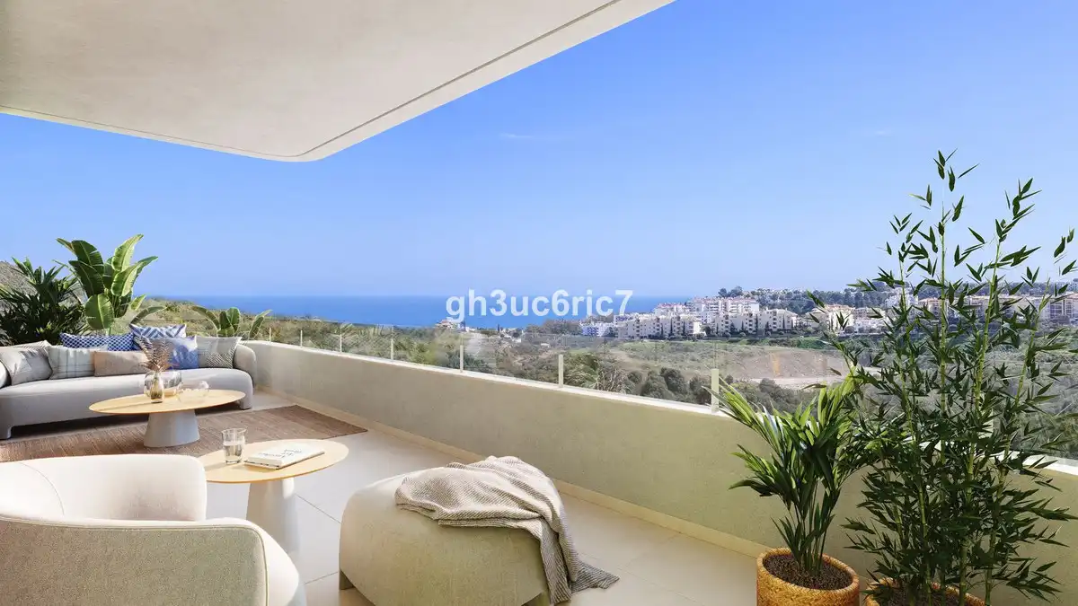 Terrasse von Wohnungen zum Verkauf in Mijas mit Klimaanlage, Terrasse und Abstellraum
