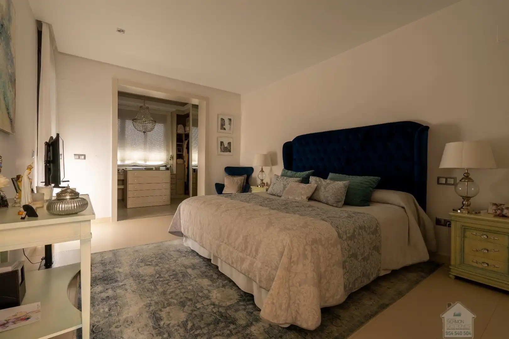 Bedroom of Houses for rent in Dos Hermanas  with Air Conditioner, Heating and Swimming Pool