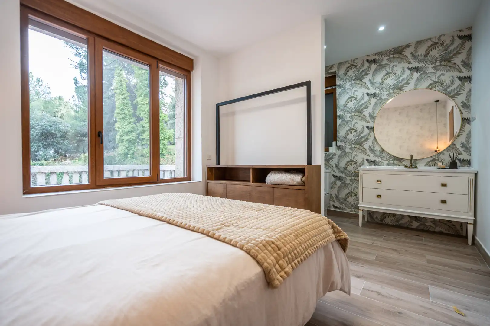 Habitación de Finca rústica en venta en Guadarrama con Aire acondicionado, Calefacción y Jardín privado