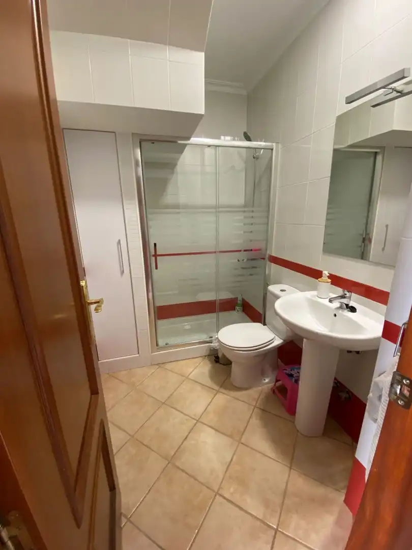 Badezimmer von Haus oder Chalet zur Miete in Moguer mit Klimaanlage, Terrasse und Möbliert