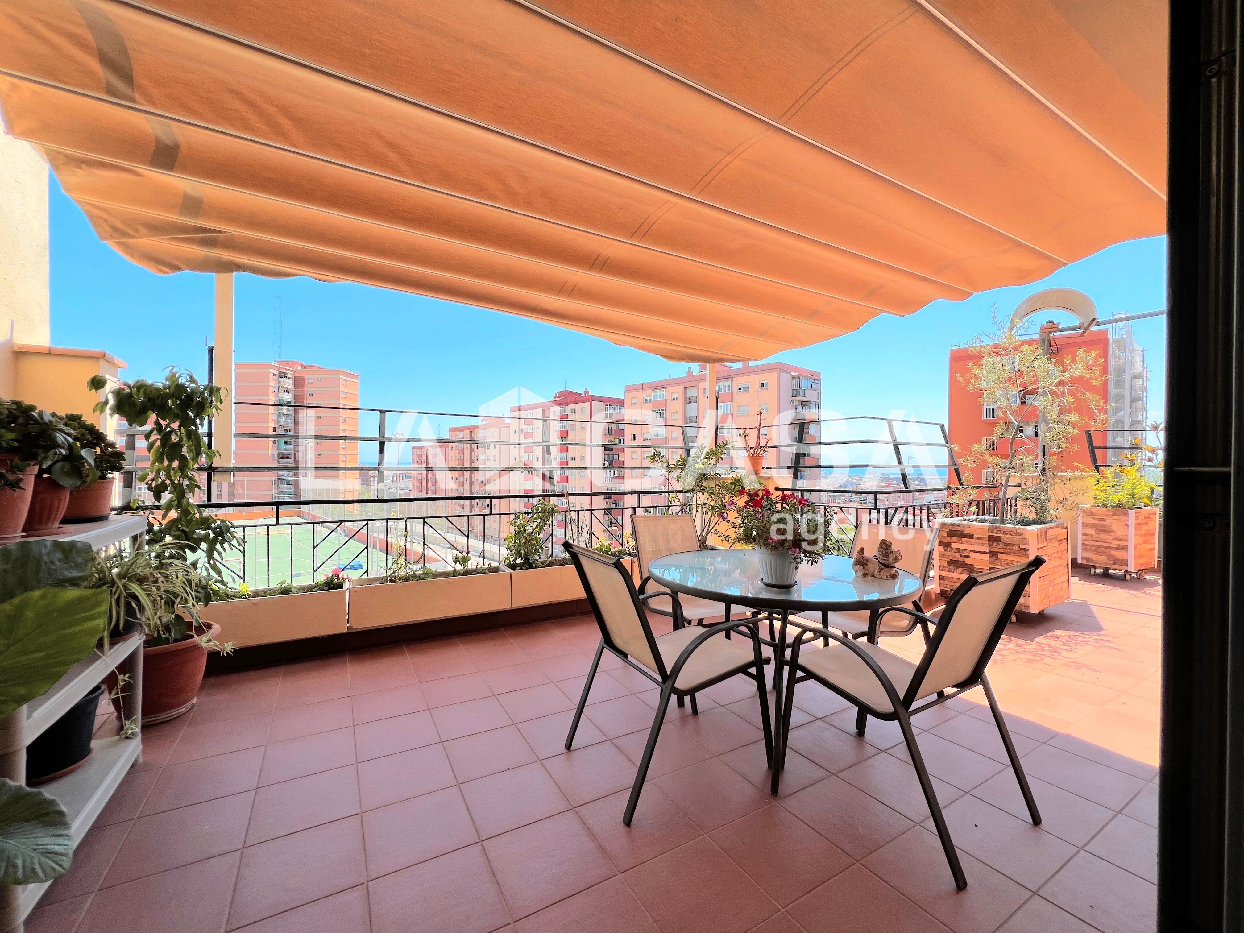 Terrace of Flat for sale in Badalona  with Heating, Terrace and Storage room