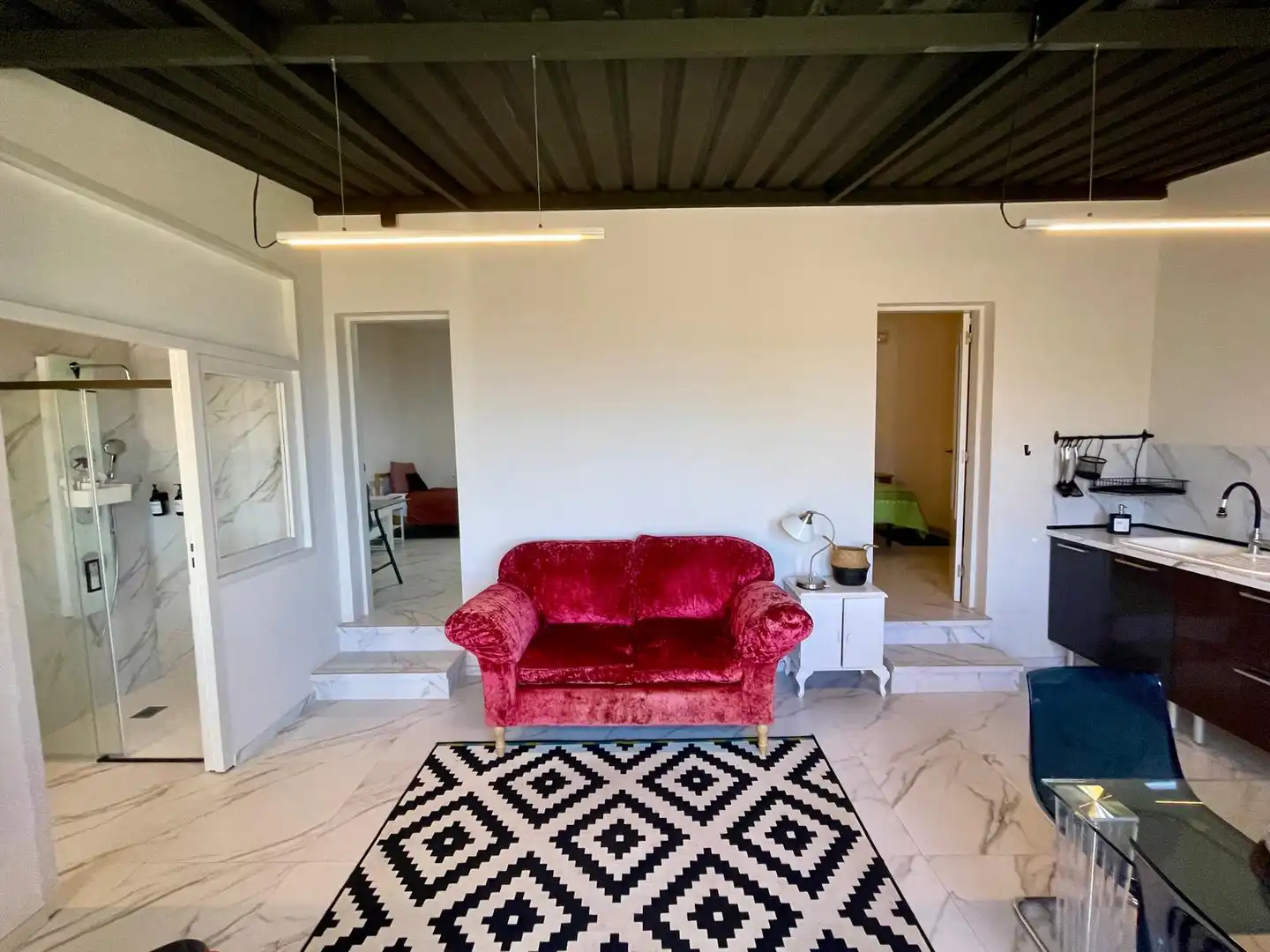 Living room of Flat for rent in El Rosario  with Furnished