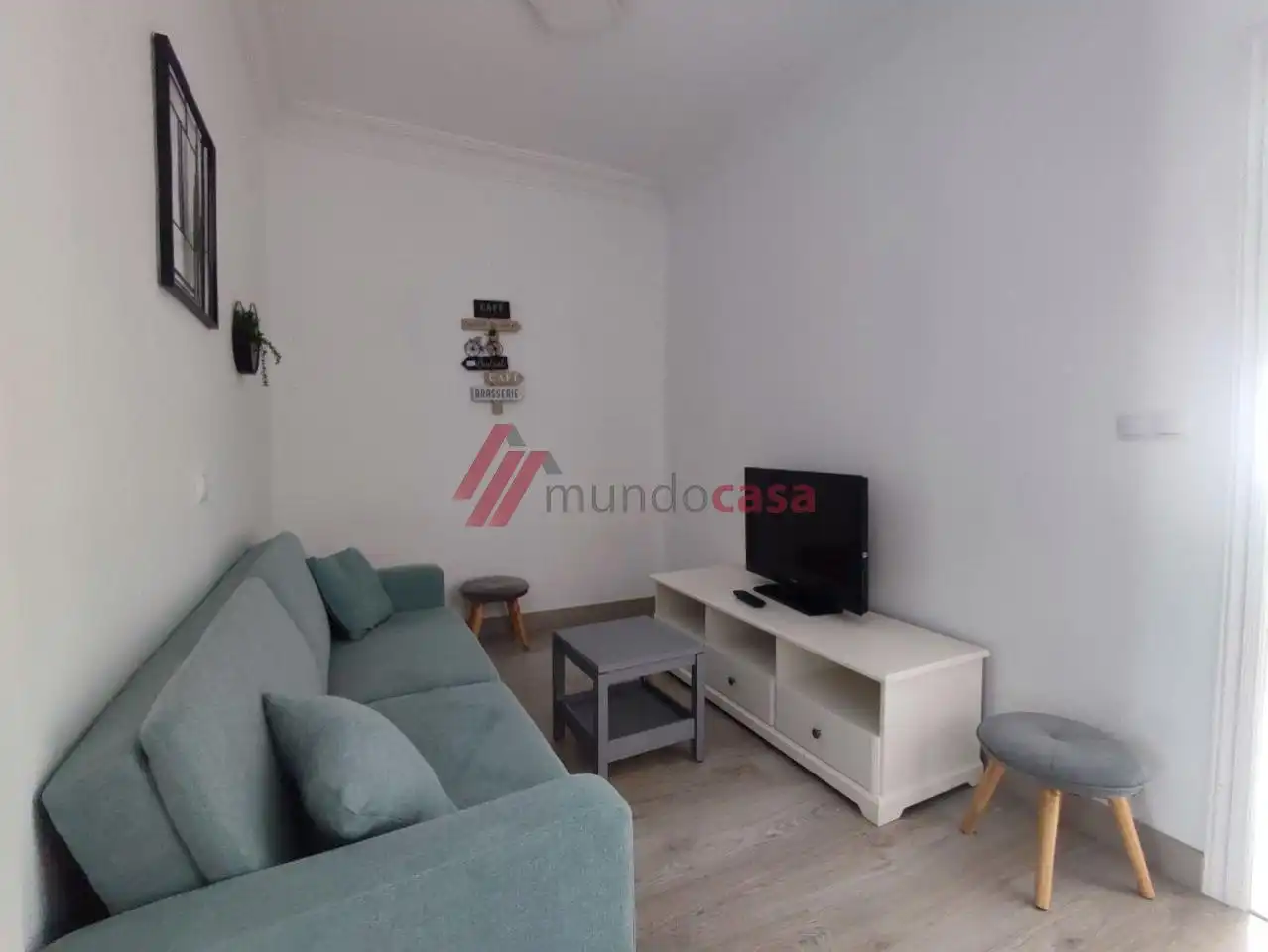 Living room of Flat for rent in Ferrol  with Heating and Furnished