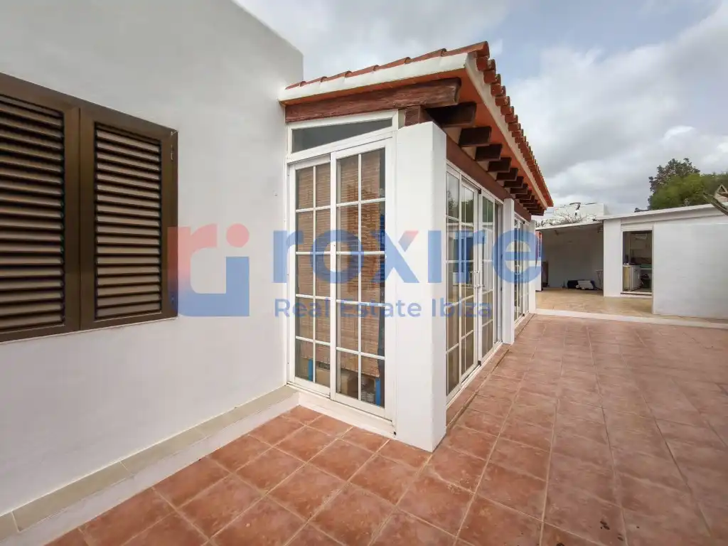 Exterior view of Houses for rent in Sant Antoni de Portmany  with Air Conditioner, Private garden and Terrace