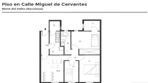 Foto 2 de Pis en venda a Miguel de Cervantes, Plana Lledó, Mollet del Vallès