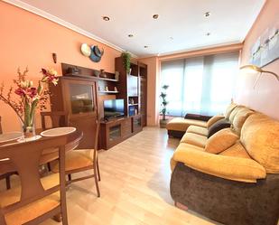 Living room of Flat to rent in Gijón   with Heating, Parquet flooring and Furnished