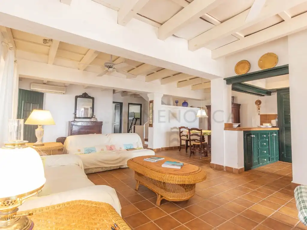 Sala d'estar de Casa o xalet en venda en Maó - Mahón amb Piscina comunitària