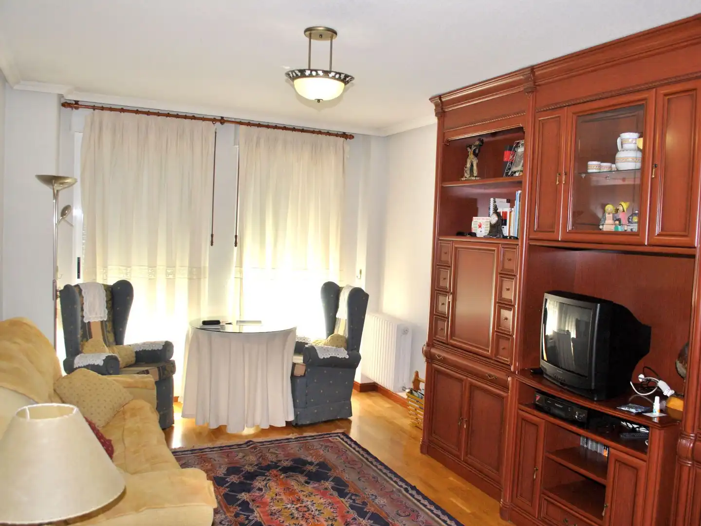 Living room of Flat for rent in Ávila  with Heating, Terrace and Furnished