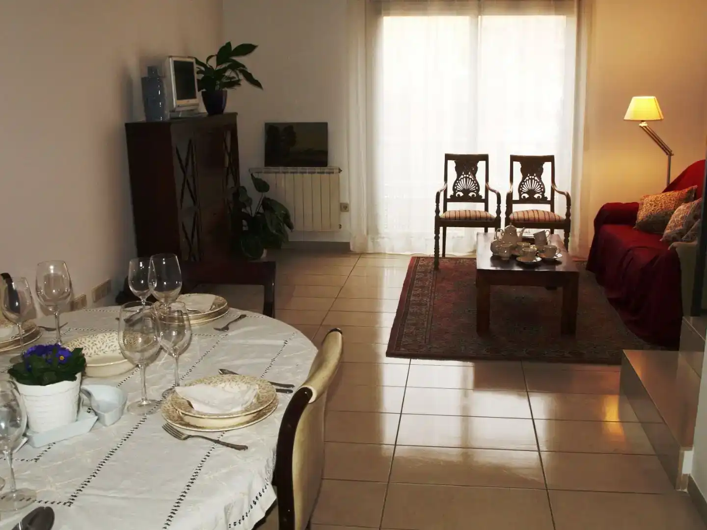 Esszimmer von Wohnung zur Miete in Sant Feliu de Guíxols mit Abstellraum und Balkon