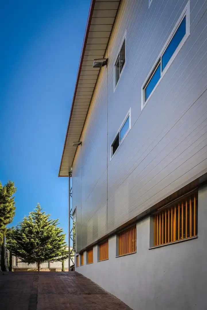 Vista exterior de Nave industrial en venta en Villena