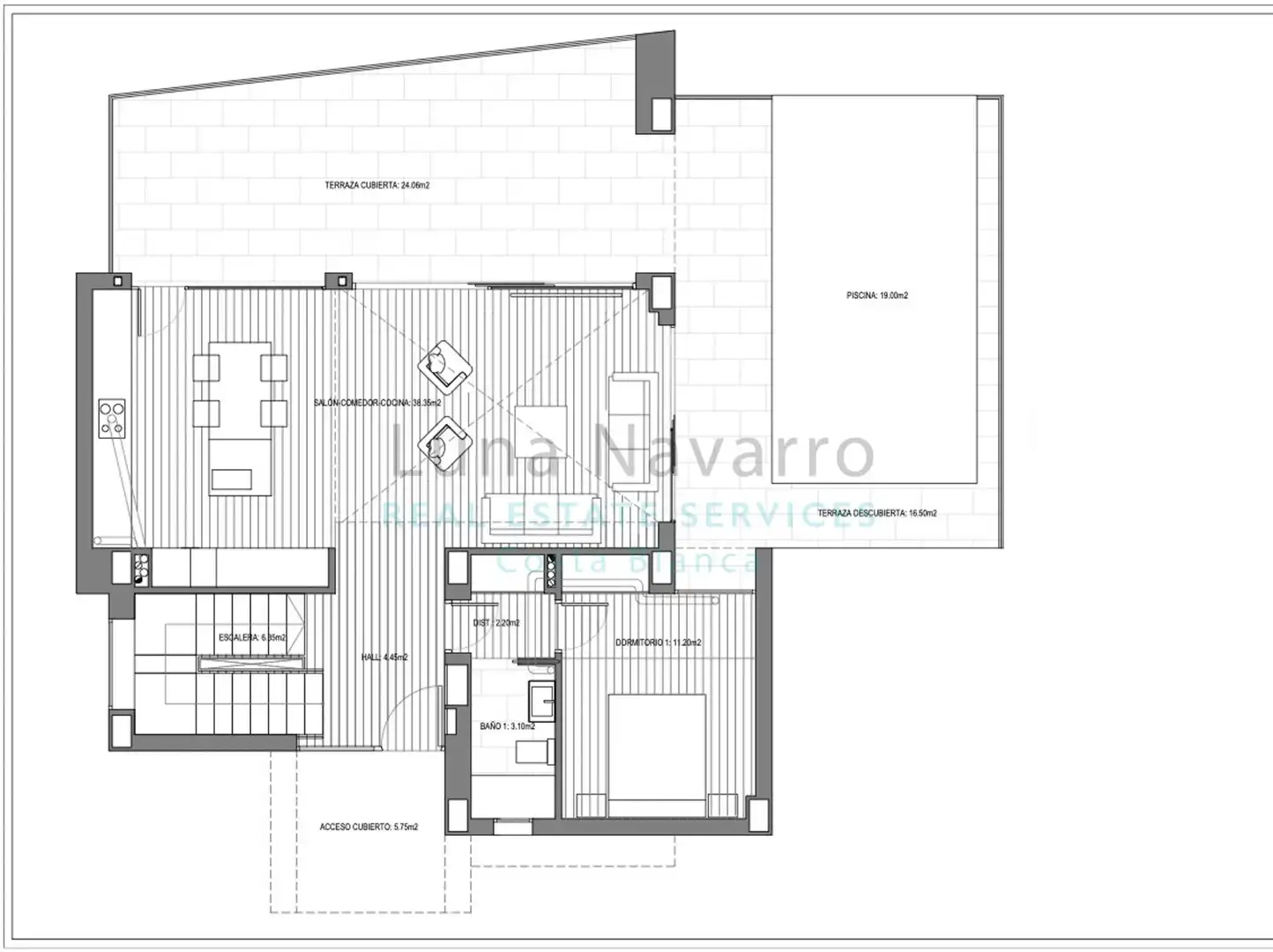 Detached house with terrace for sale in Partida Barronía de Polop, imagen 69