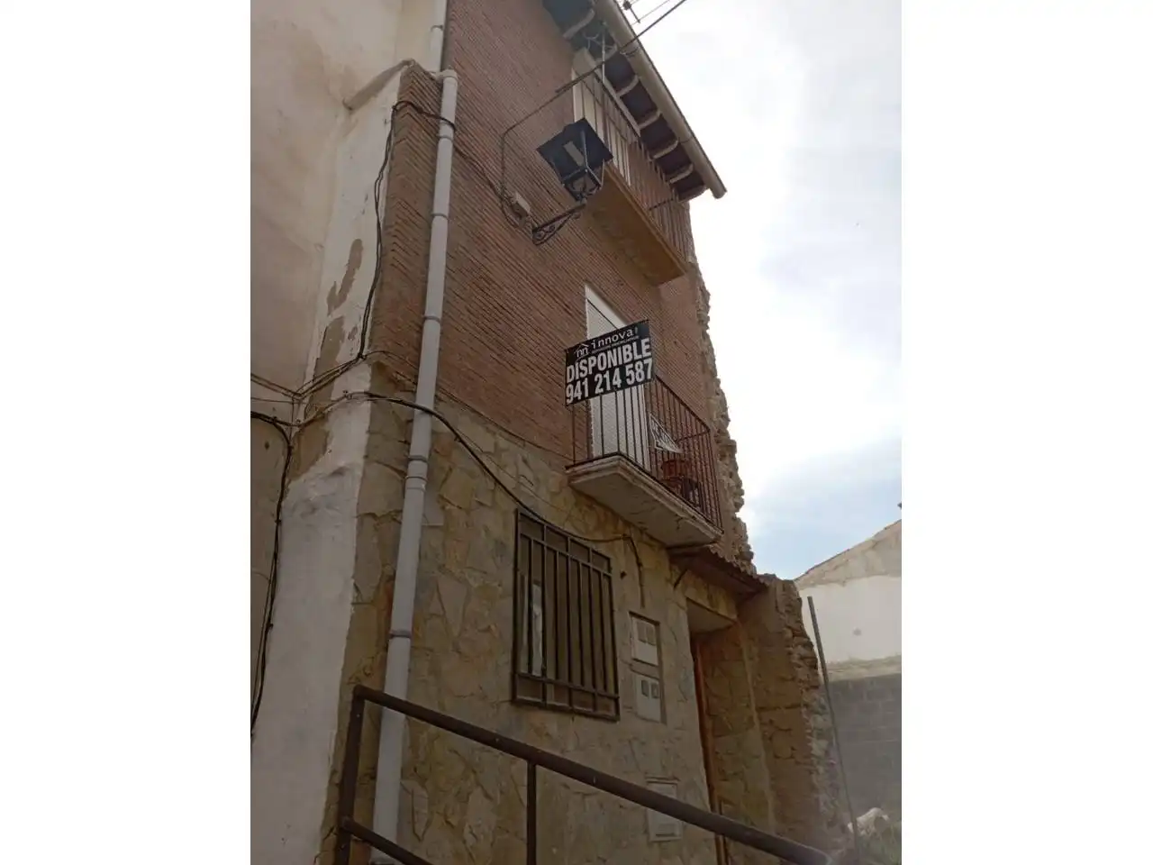 Exterior view of Houses for sale in Cervera del Río Alhama  with Heating and Terrace