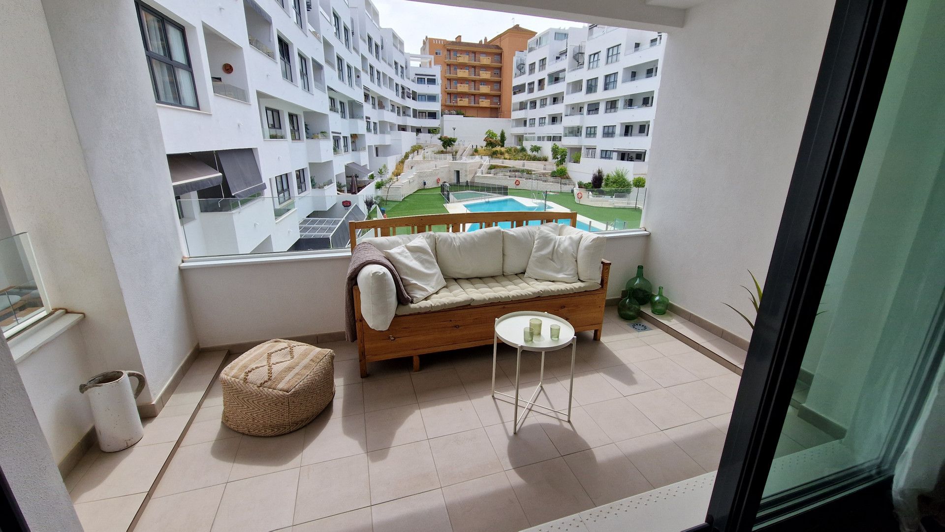 Terrassa de Apartament en venda en Estepona amb Aire condicionat, Terrassa i Piscina