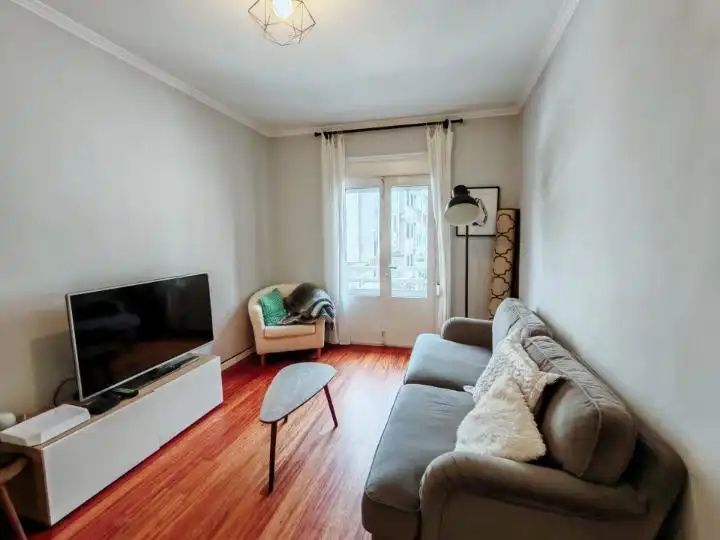Wohnzimmer von Wohnung zum Verkauf in Vigo  mit Heizung, Möbliert und Balkon