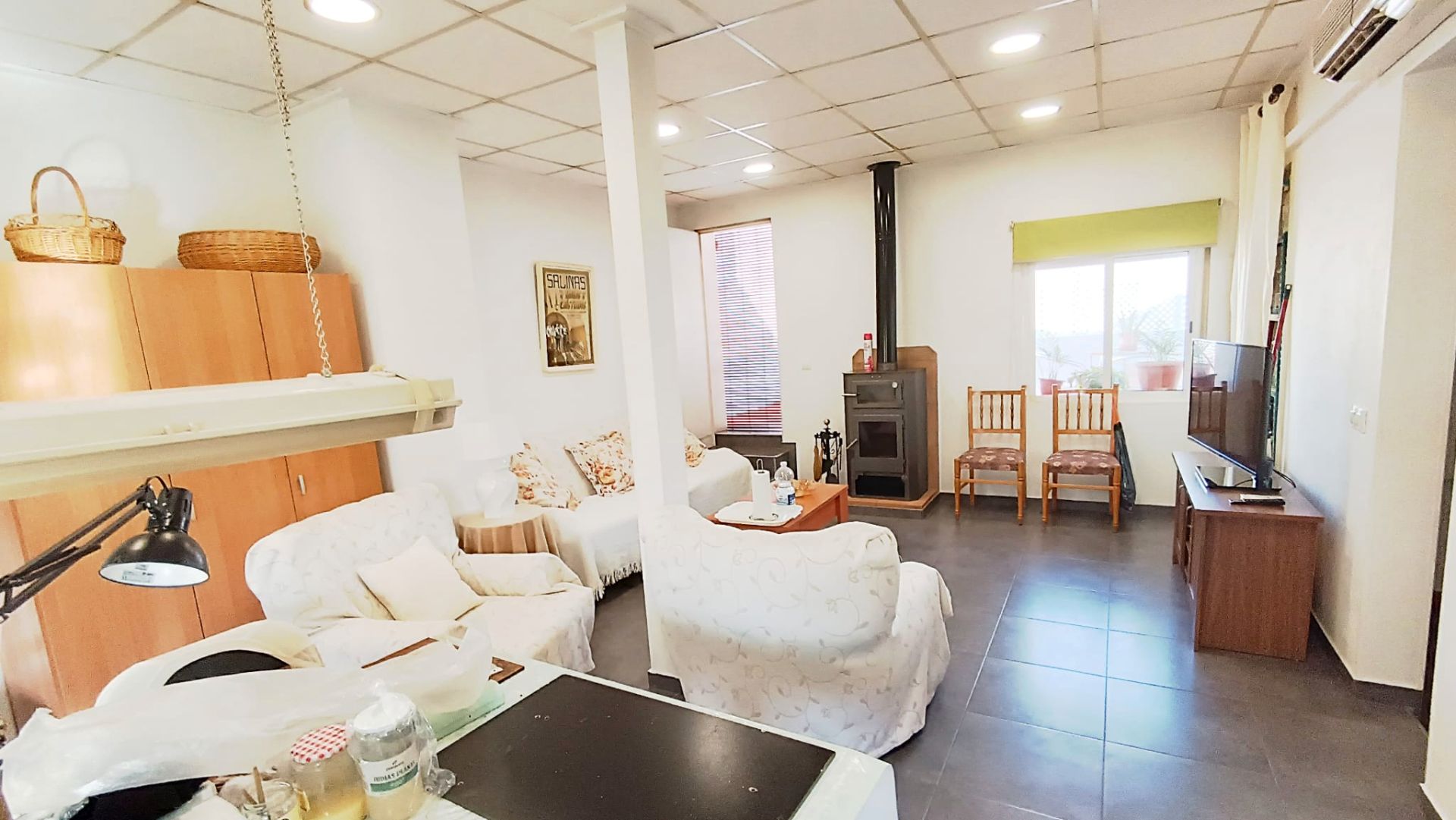 Sala d'estar de Casa o xalet en venda en Sax amb Aire condicionat, Calefacció i Terrassa