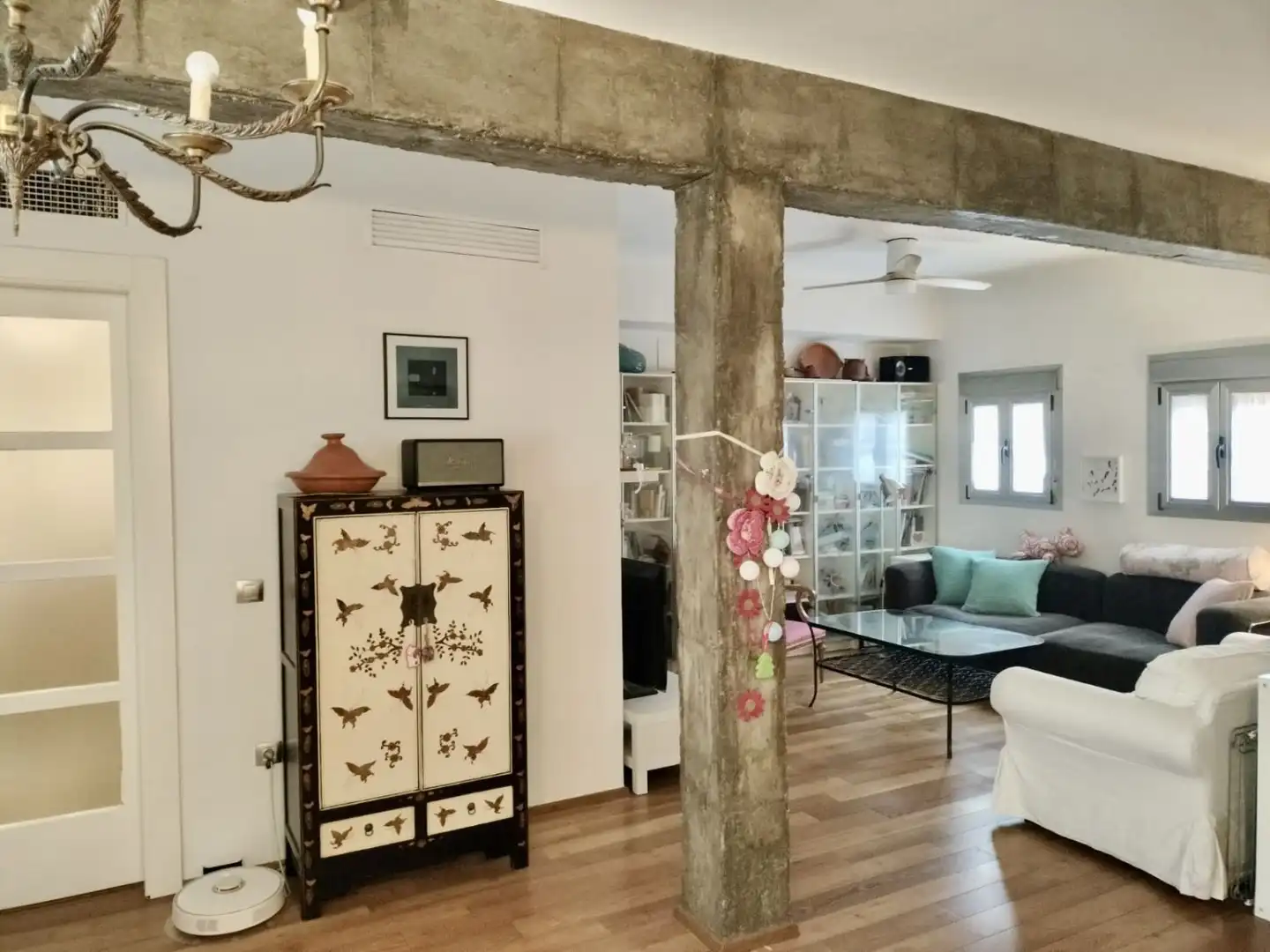 Wohnzimmer von Wohnung zum Verkauf in Sevilla mit Klimaanlage, Heizung und Terrasse