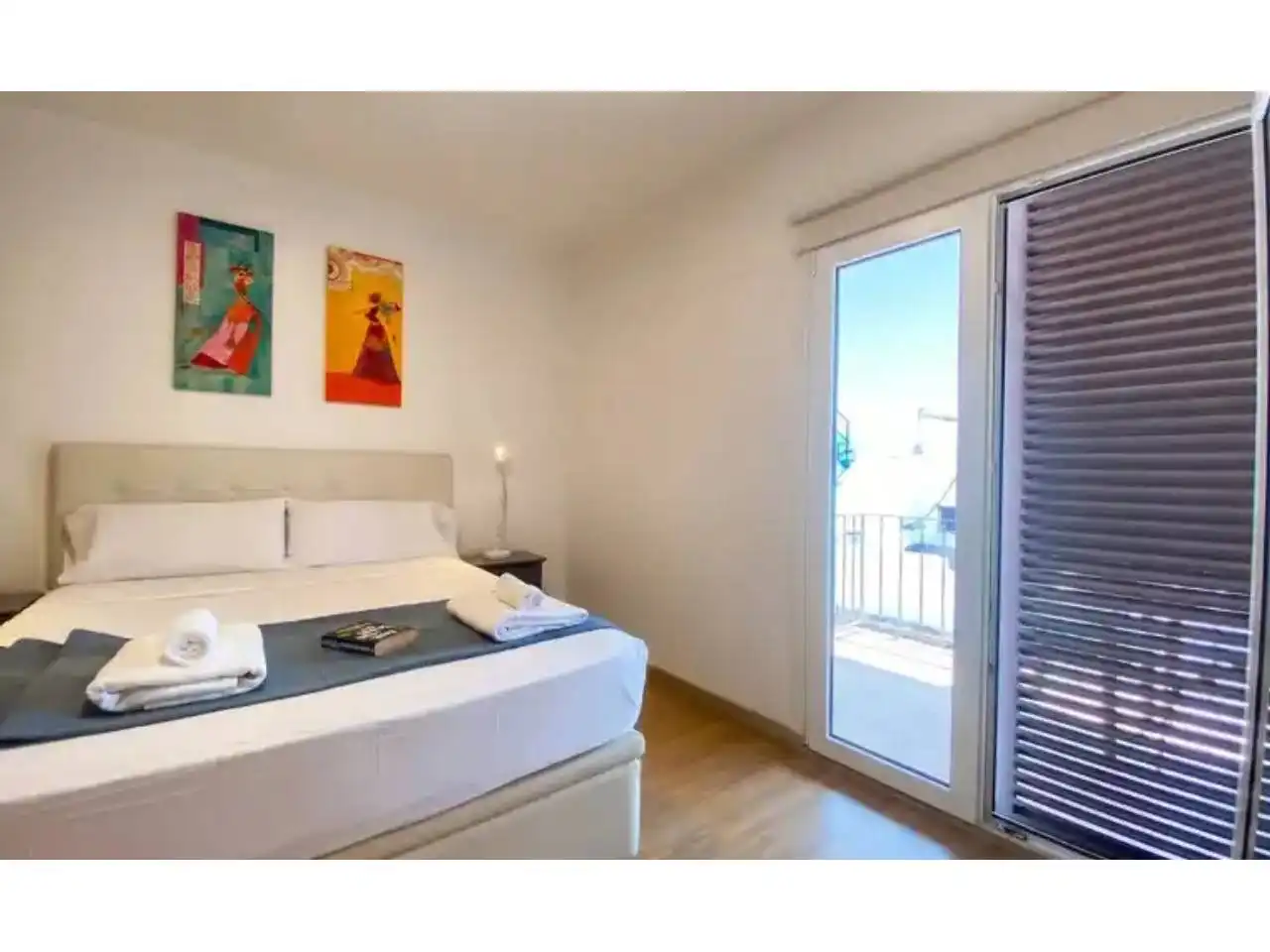 Schlafzimmer von Wohnung zum Verkauf in Sitges mit Klimaanlage, Heizung und Terrasse