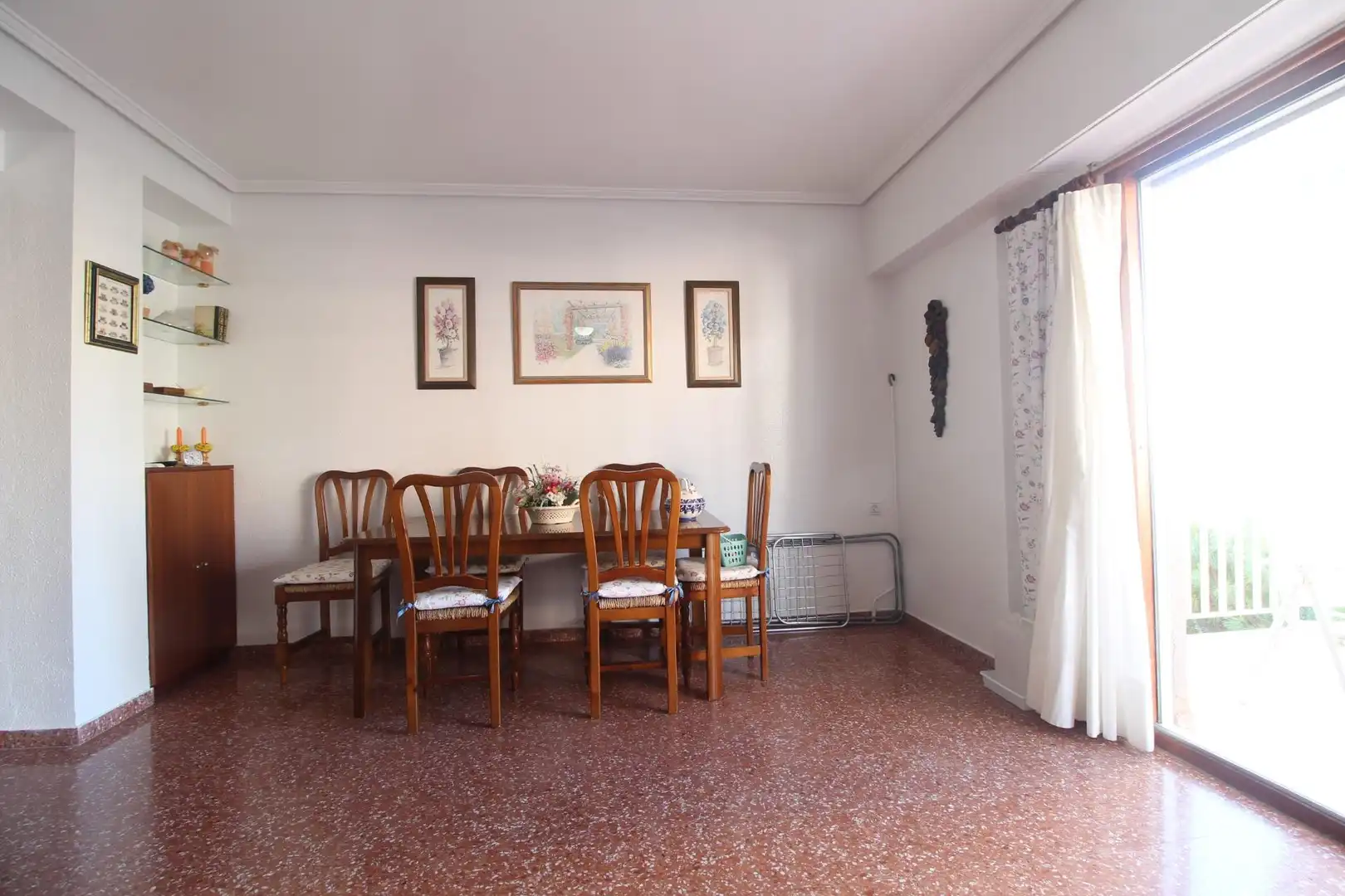 Comedor de Apartamento en venta en Cullera con Terraza, Amueblado y Balcón