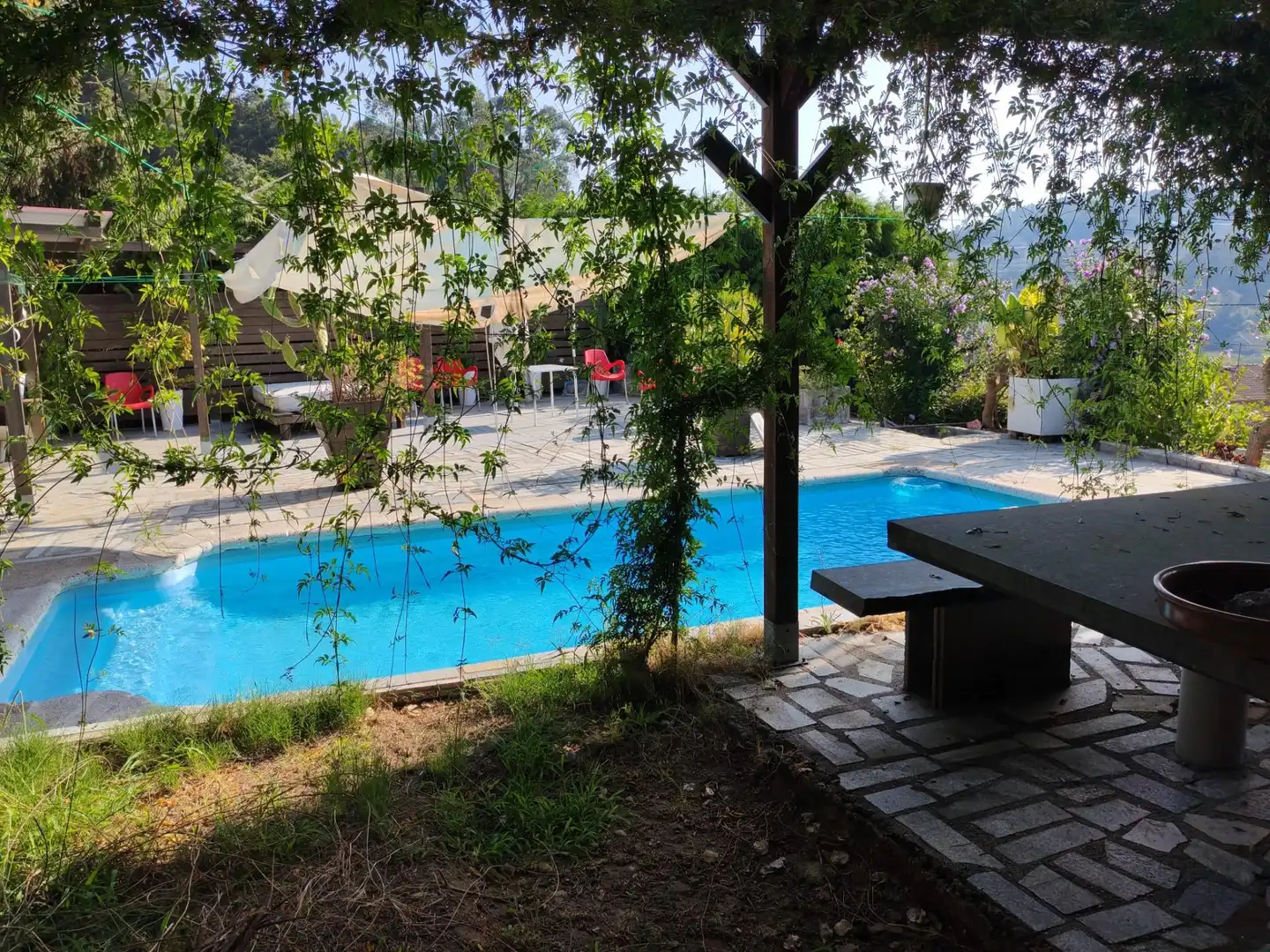 Piscina de Casa o xalet en venda en Mos amb Calefacció, Jardí privat i Traster