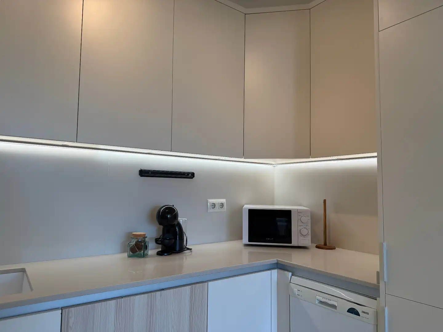 Kitchen of Apartments for rent in O Grove    with Terrace, Furnished and Oven
