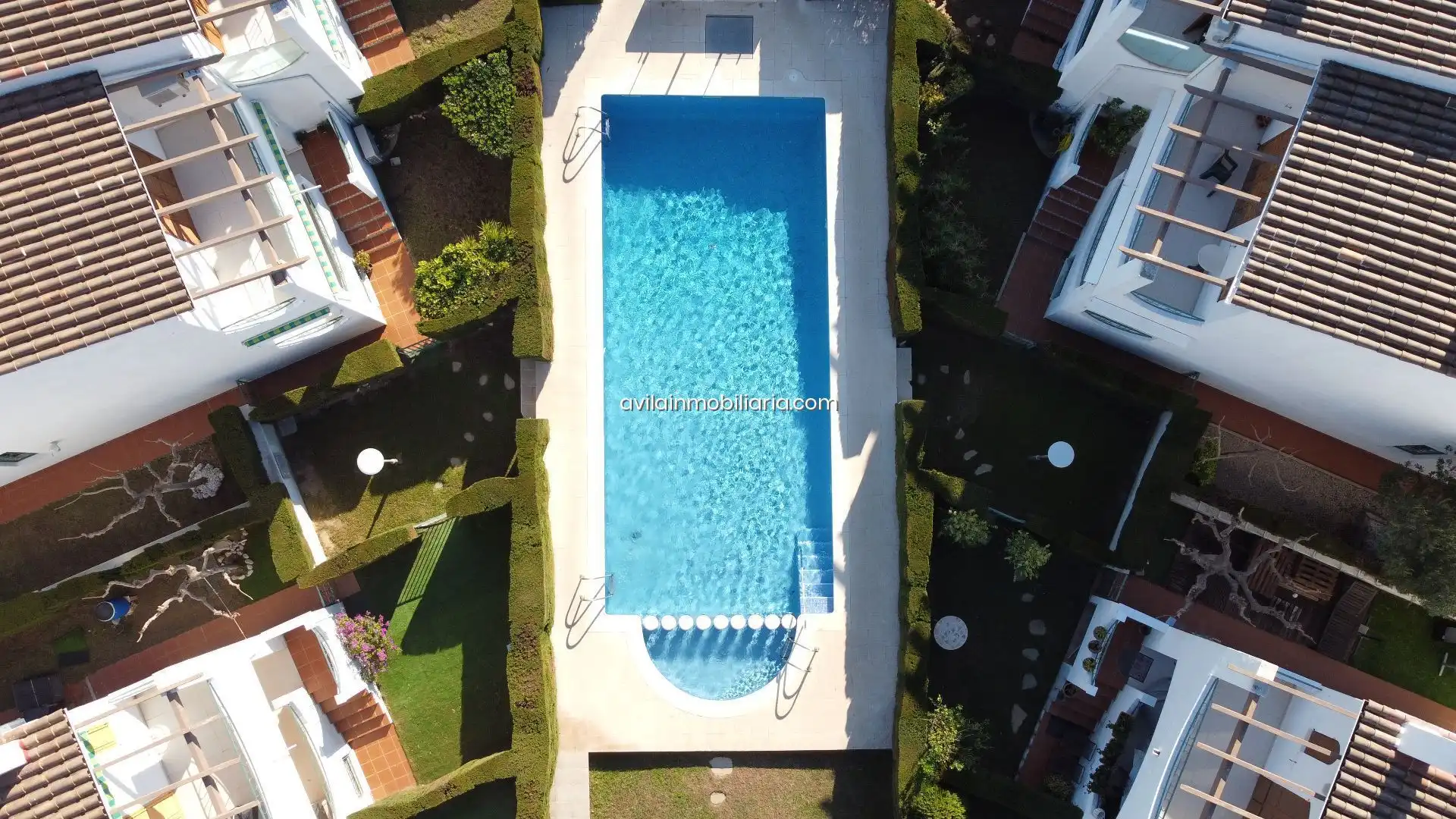 Piscina de Casa adosada en venta en Vandellòs i l'Hospitalet de l'Infant con Aire acondicionado, Jardín privado y Terraza