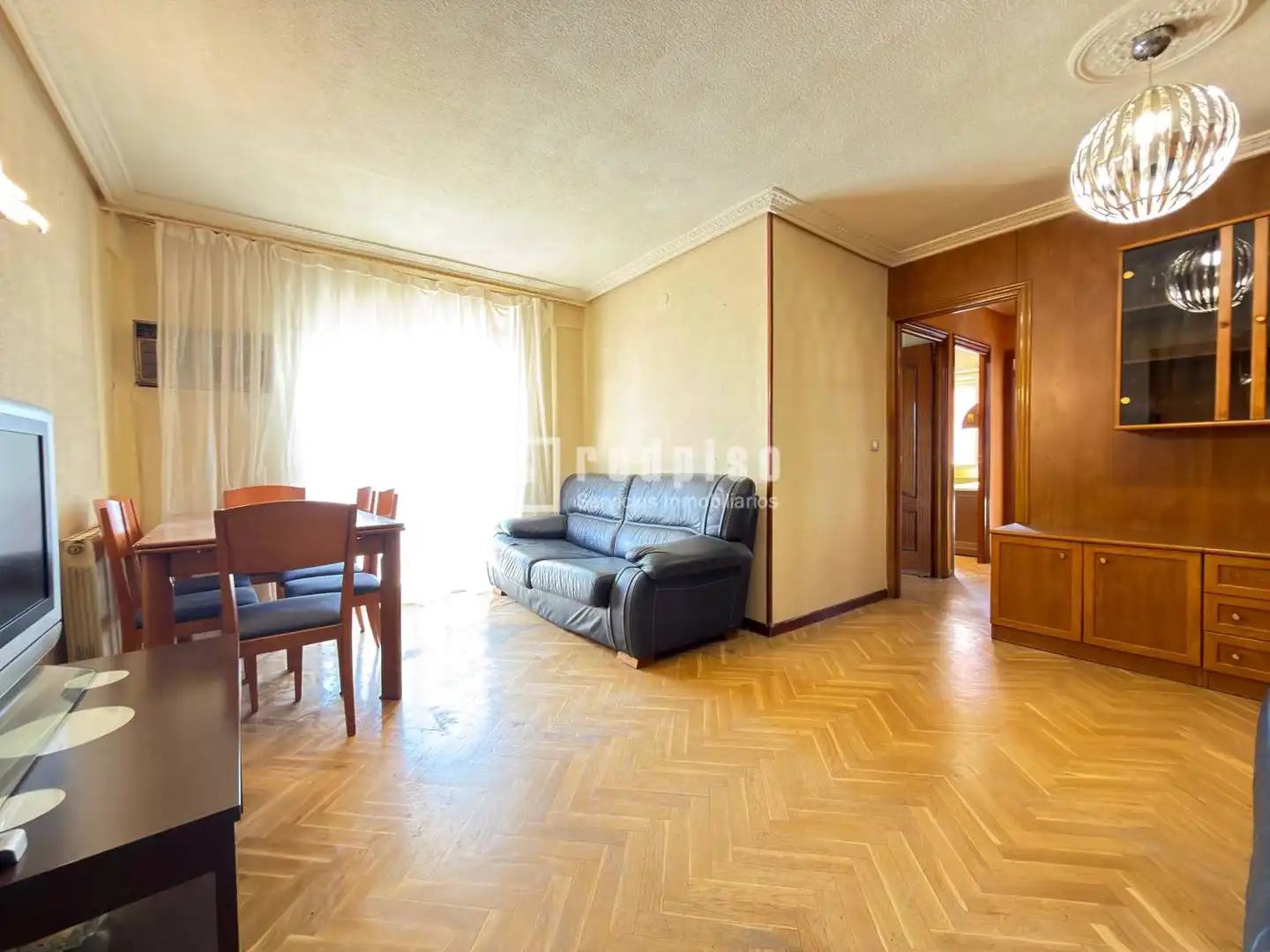 Wohnzimmer von Wohnung zum Verkauf in Fuenlabrada mit Klimaanlage, Heizung und Parkett