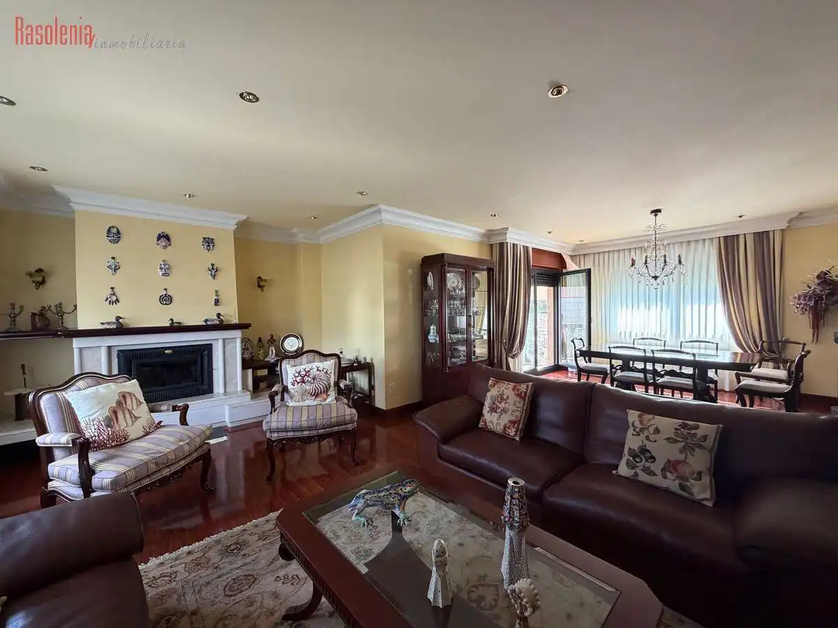 Living room of Houses for sale in Vigo   with Heating, Private garden and Terrace