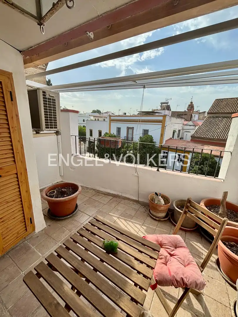 Terrassa de Casa adosada en venda en Sevilla amb Calefacció, Parquet i Terrassa
