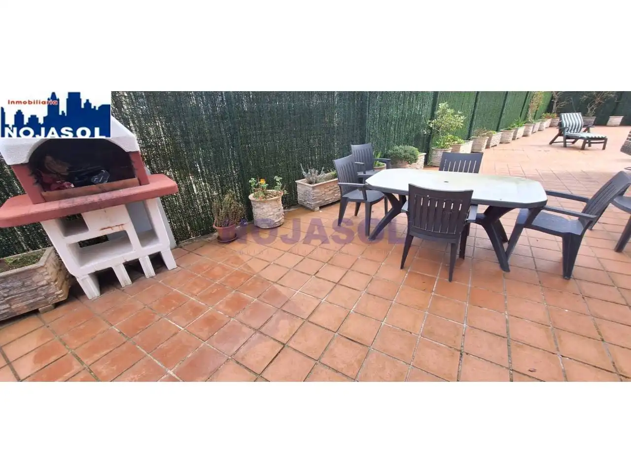 Jardí de Apartament de lloguer en Noja amb Calefacció, Jardí privat i Terrassa