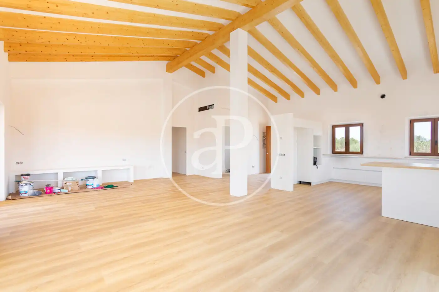 Sala de estar de Casa o chalet en venta en Campos con Aire acondicionado, Calefacción y Jardín privado