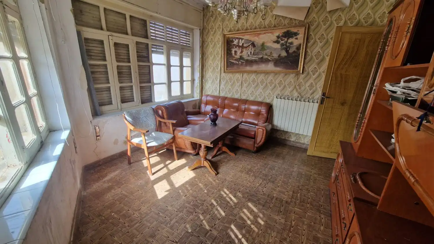 Wohnzimmer von Haus oder Chalet zum Verkauf in Fresno de la Vega mit Heizung