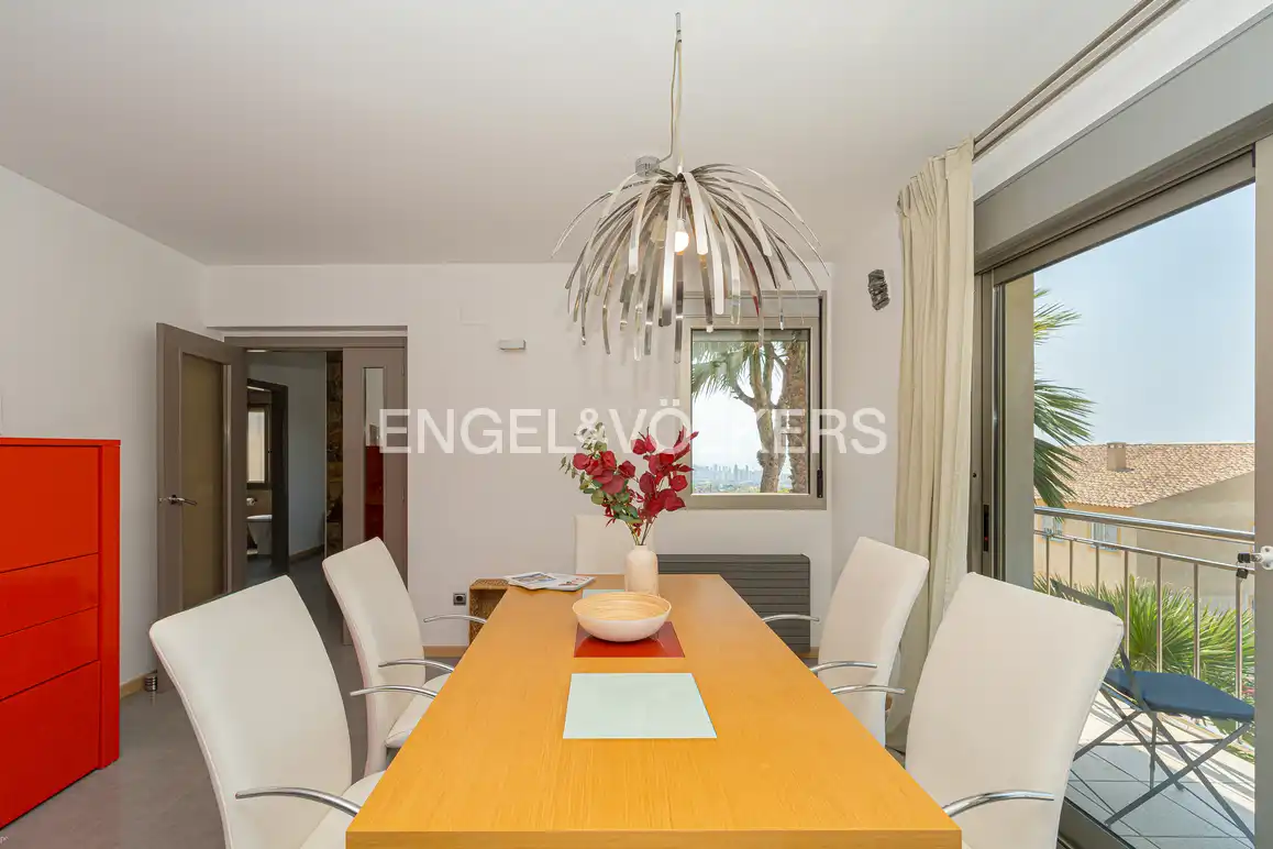 Comedor de Casa o chalet en venta en La Nucia con Aire acondicionado, Jardín privado y Piscina