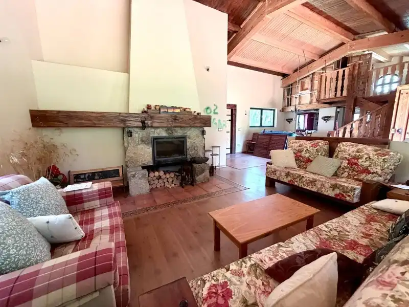 Living room of Houses for sale in El Espinar  with Heating, Private garden and Terrace