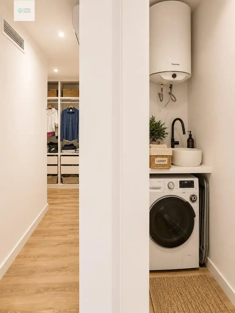 Schlafzimmer von Wohnung zum Verkauf in Vilanova i la Geltrú mit Klimaanlage, Heizung und Balkon