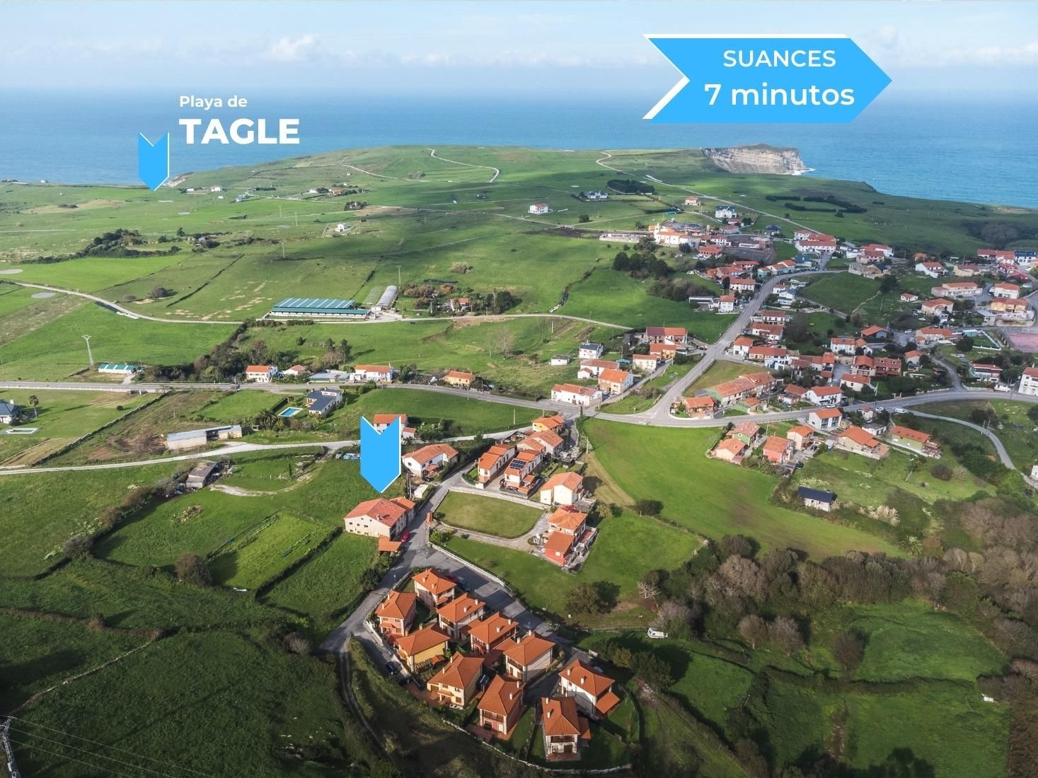 Vista exterior de Casa o xalet en venda en Suances amb Calefacció